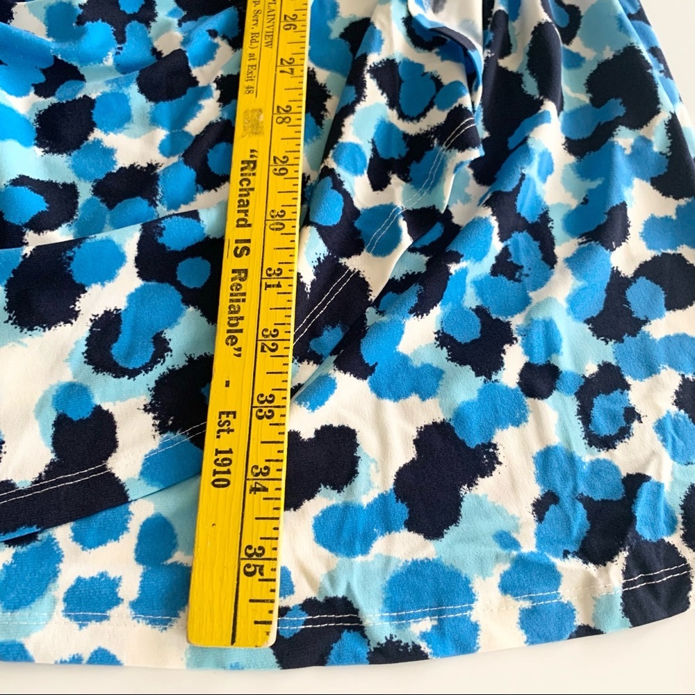 🌸New🌸 Maggy London Cap Sleeve Printed Jersey Wrap Dress Sz 14P NWT - Picture 10 of 10